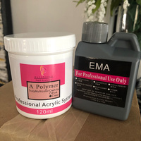 120ml EMA Polymer Acrylic Liquid&Powder Pink Nail Builder/Dipping/Carving Acrylic Powder For Nails TIPS Builder Extended Powders