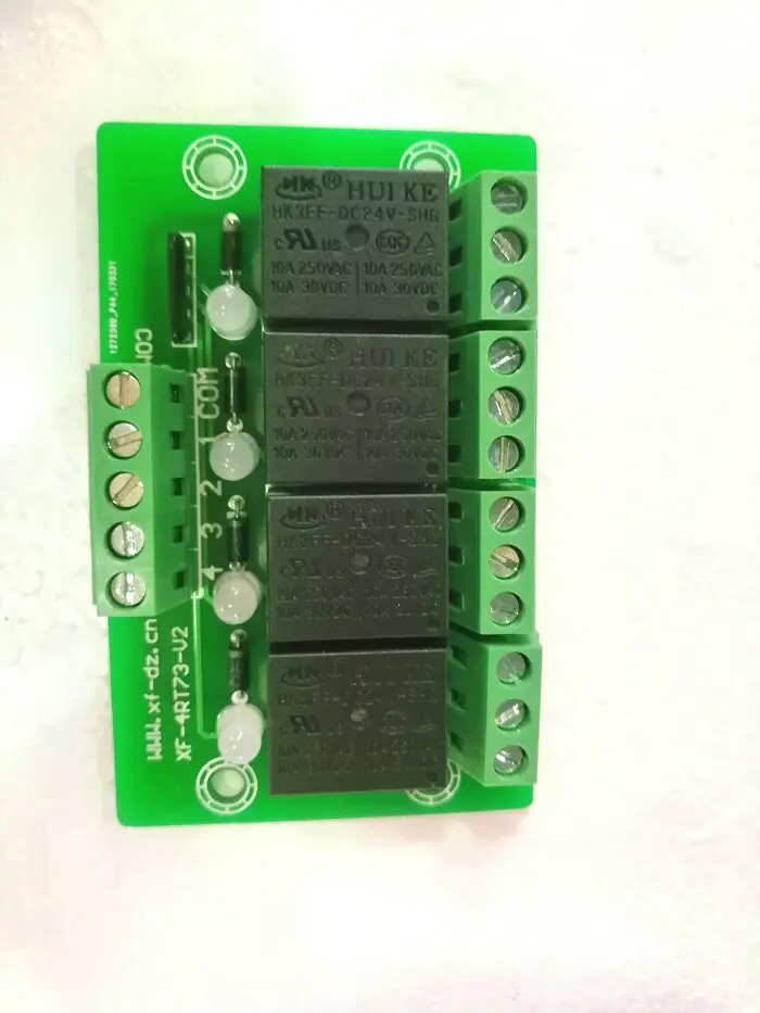 IO Board 4-channel Economical Relay Module PLC Current Amplification Board Control Board XF-4RT73-V2
