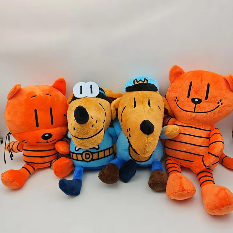 

Anime Dog Man Plush Toy Petey the Cat Puppy Sarah Hatoff Stuffed Dolls Cartoon Animal Plushies Figures Pillow Birthday Xmas Gift