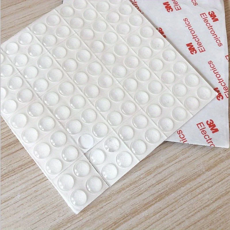 Image of 100 Stück Türstopper aus Silikon, selbstklebend, geräuscharm, stoßfest, Schutzpolster für Zuhause