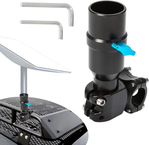 VANDESAIL soporte Universal en U para plato Starlink V2, adaptador de montaje de mástil de techo a poste para RVs, yates y casas