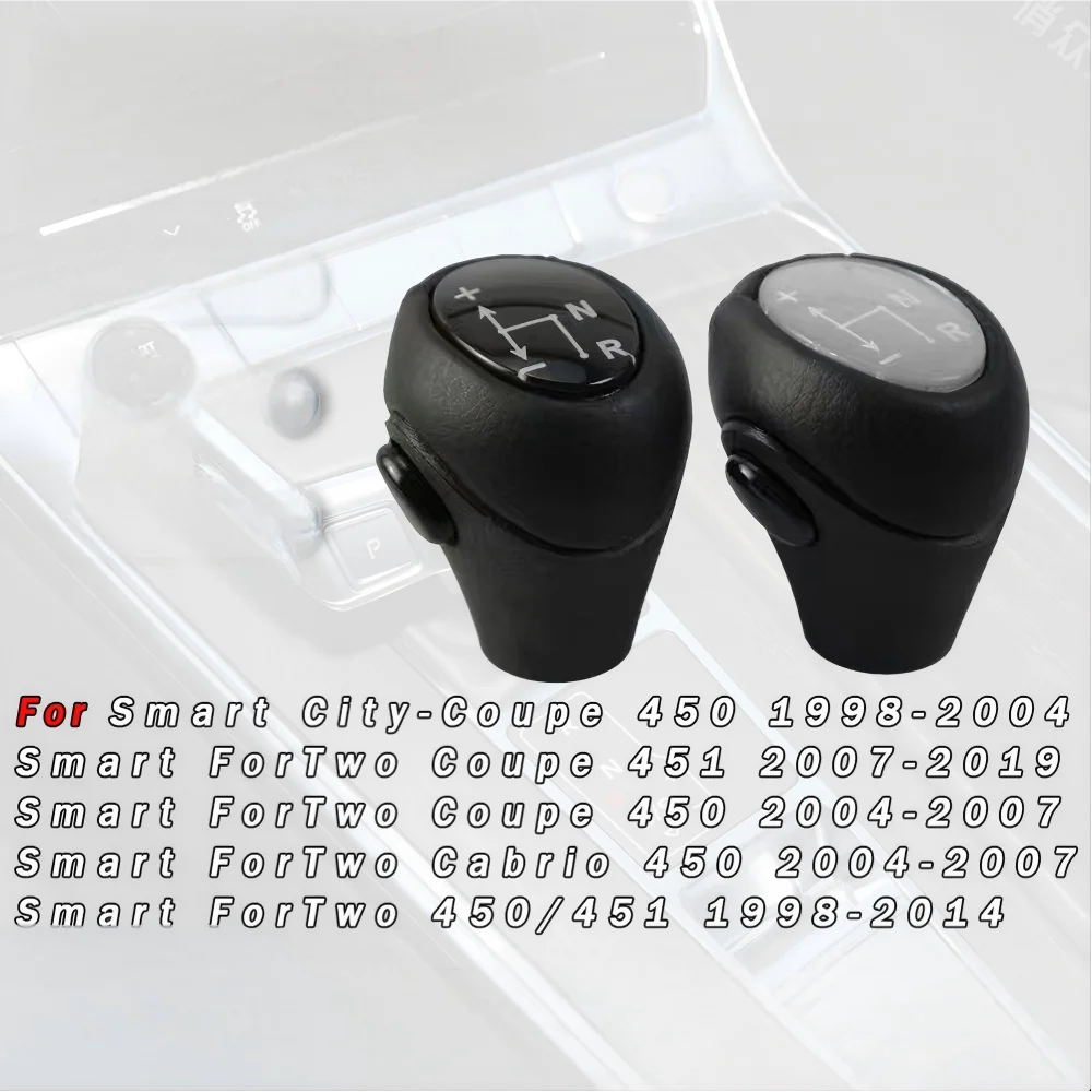 Car Gear Shift Knob Lever Shifter For Mercedes Benz Smart City-Coupe 450 1998-2007 Two Coupe 451 2007-2019 Car Accessories
