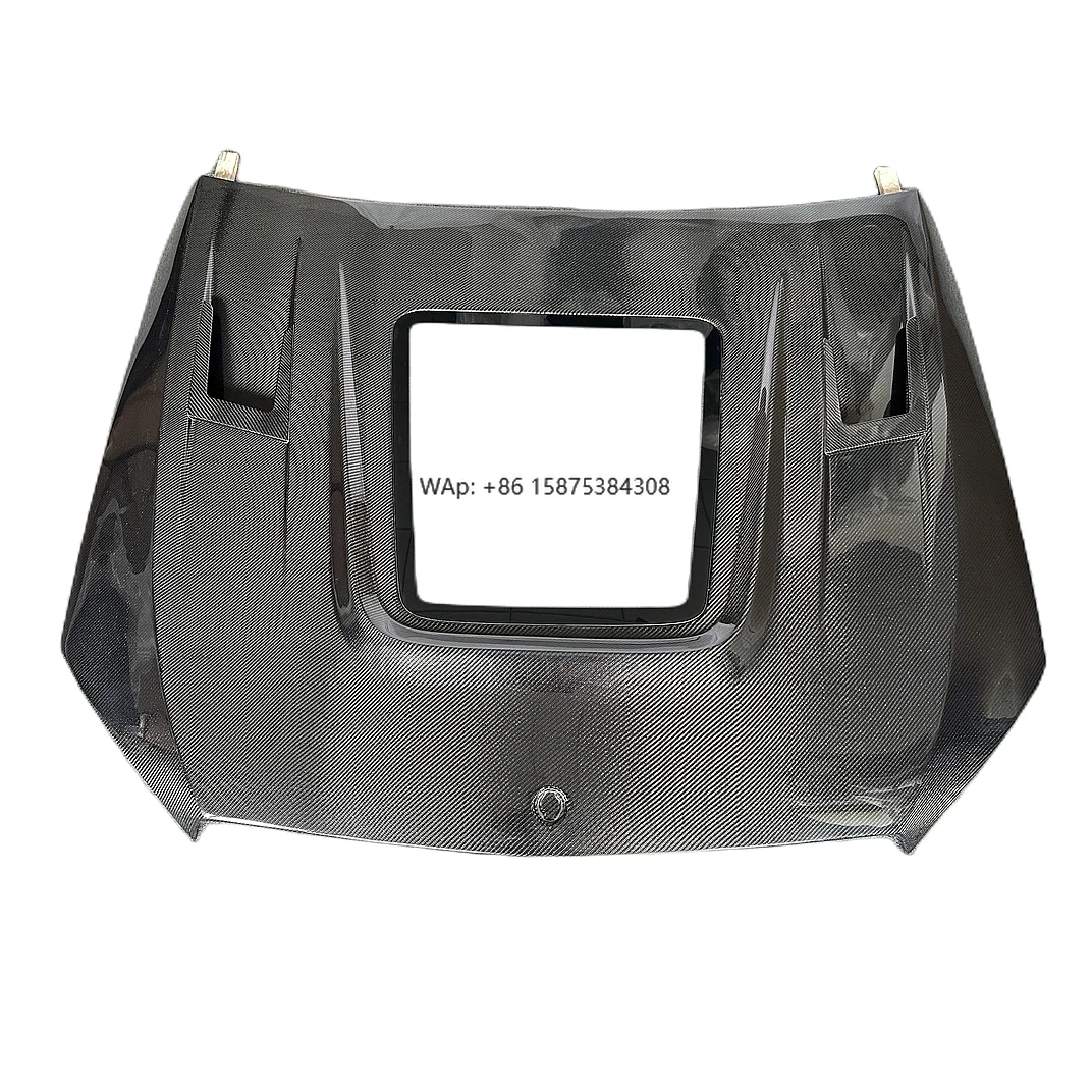 

Carbon Fiber W205 Engine Hood with Glass Vents for C205 C300 C400 C450 C43 C63 15-19