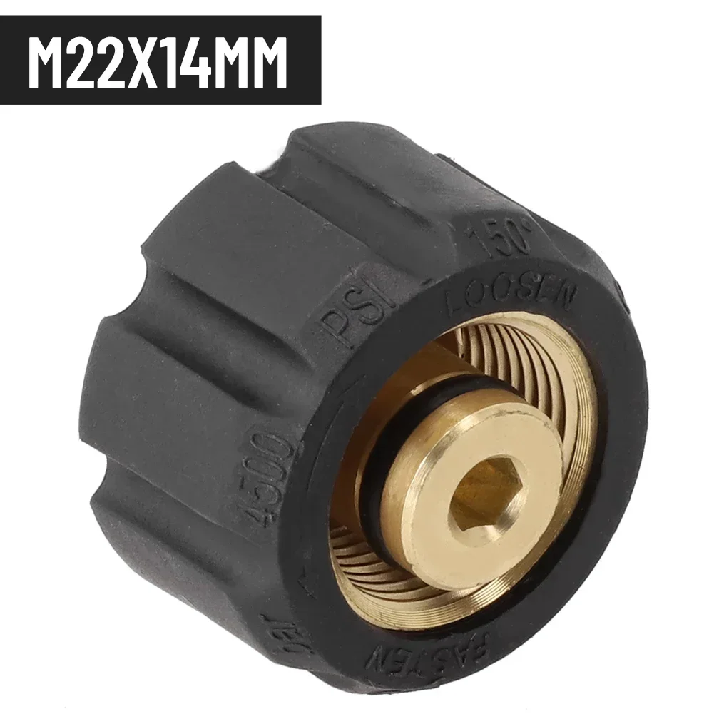 

For Karcher HD HDS Brass Plastic Black Gold 160bar 36mm Quick Connector Foam Lance Adapter Foamer Cleaner Connector