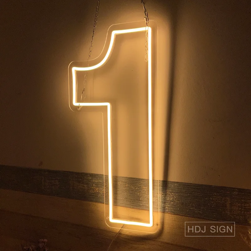 

0-9 Numbers Neon Signs Wall Decor LED Light Up Signs for Bedroom Bar Club Windows Room Wedding Birthday Party Number Lamp Gift