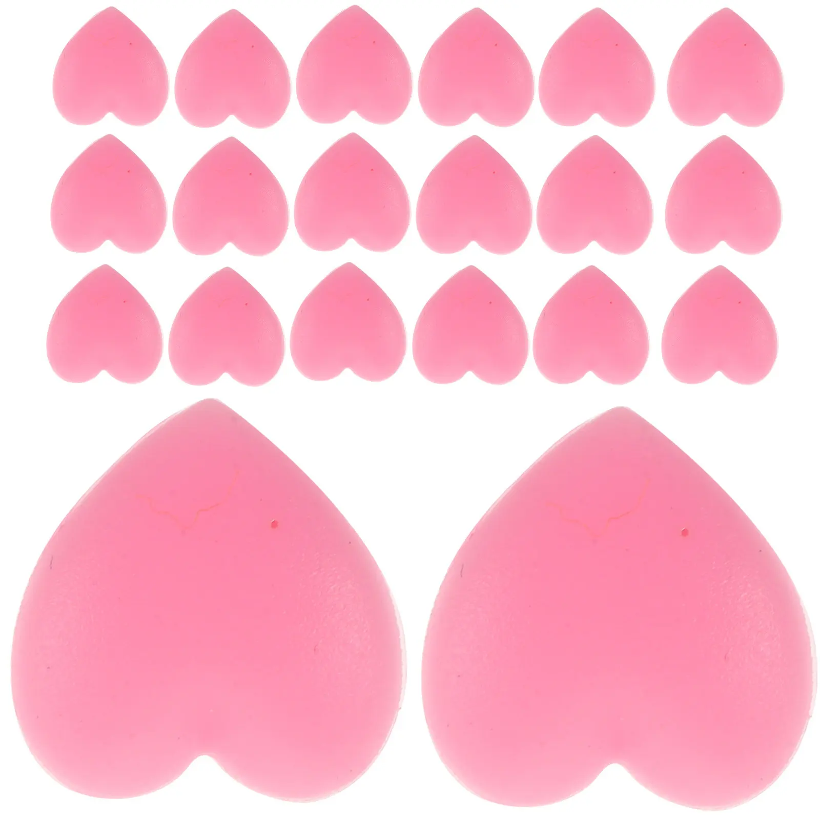 20pcs Heart Shaped Anti Slip Eyeglass Ear Grips Silicone Glasses Holder Comfortable Durable Easy Carry Adjustable Design