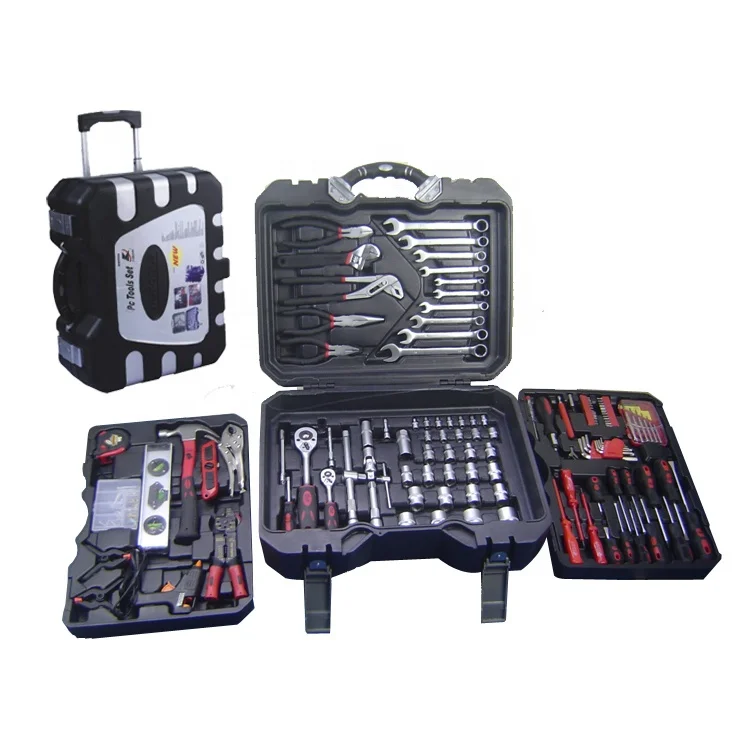 profession practical waterproof aluminum 186pcs tool set