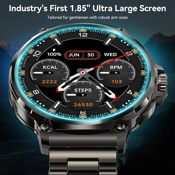 2024 New GPS Track Smart Watch Men 1.85\