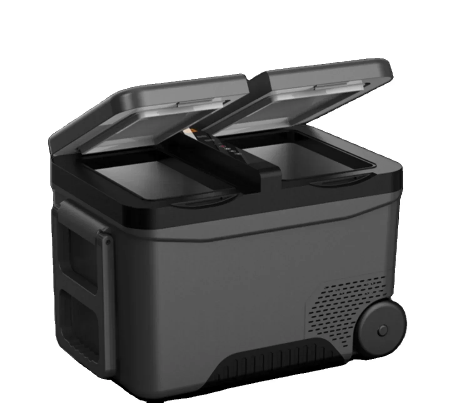 Hot Sales New Design Dual Zone Dual System AC/DC Portable Outdoor Refrigerator Cooler Box Outdoor Camping Fridge Compressor Car