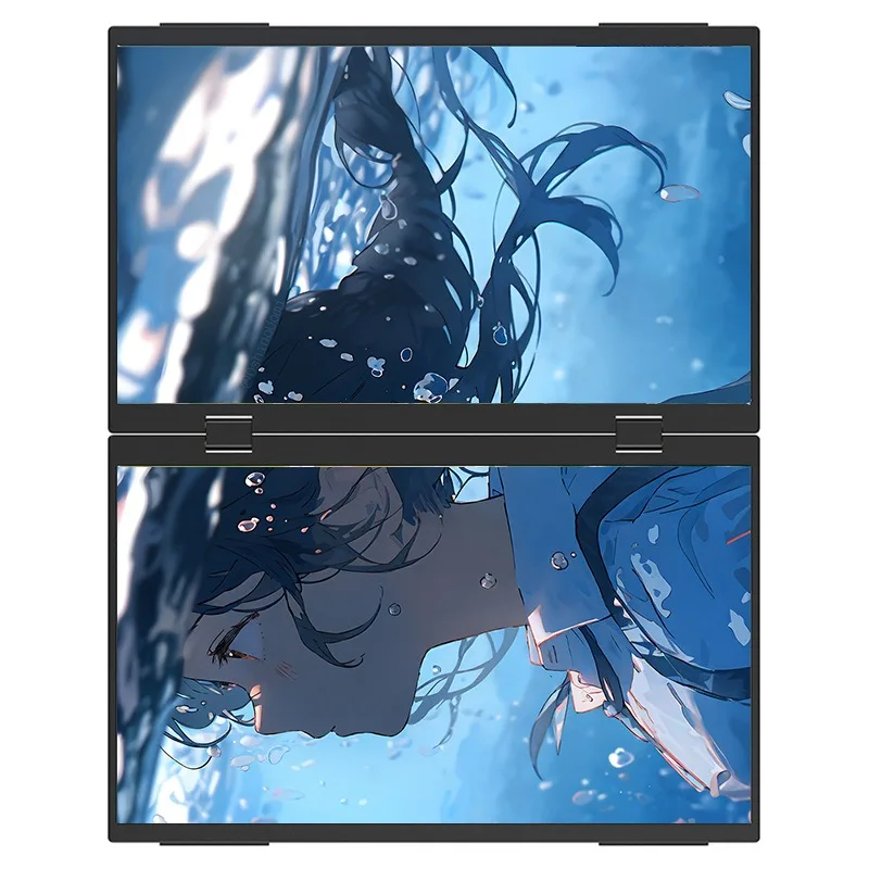 15.6-Inch dual-screen portable monitor 2.5K ultra-clear 360 flip can be wall-mounted computer external portable split-screen