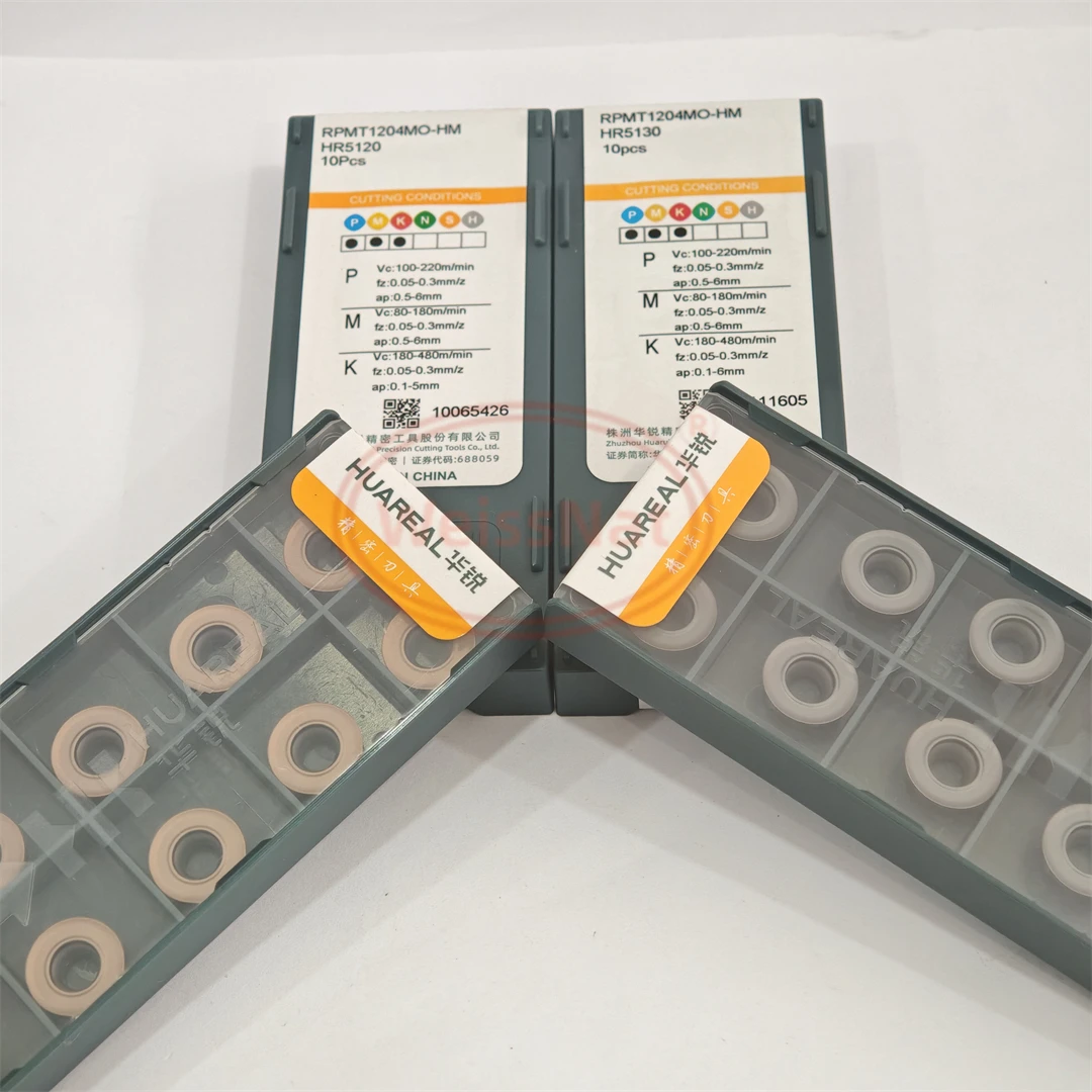 

RPMT08T2MO-HM RPMT1204MO-HM RPMT1204MO-SM HR7140 HR530 HR5120 HR5130 Carbide Insert RPMT Inserts