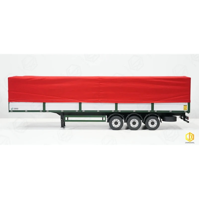 JXmodel 1:14 metal car tarpaulin kit version trailer trailer railing semi-trailer all aluminum