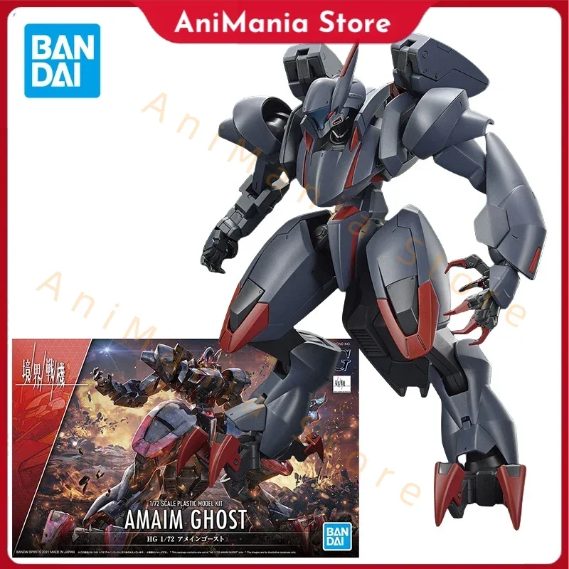 

Bandai Sunrise Beyond Model Kit HG 1/72 Amaim Ghost Action Figure Collection Model Toys Birthday Gift for Boys in Stock