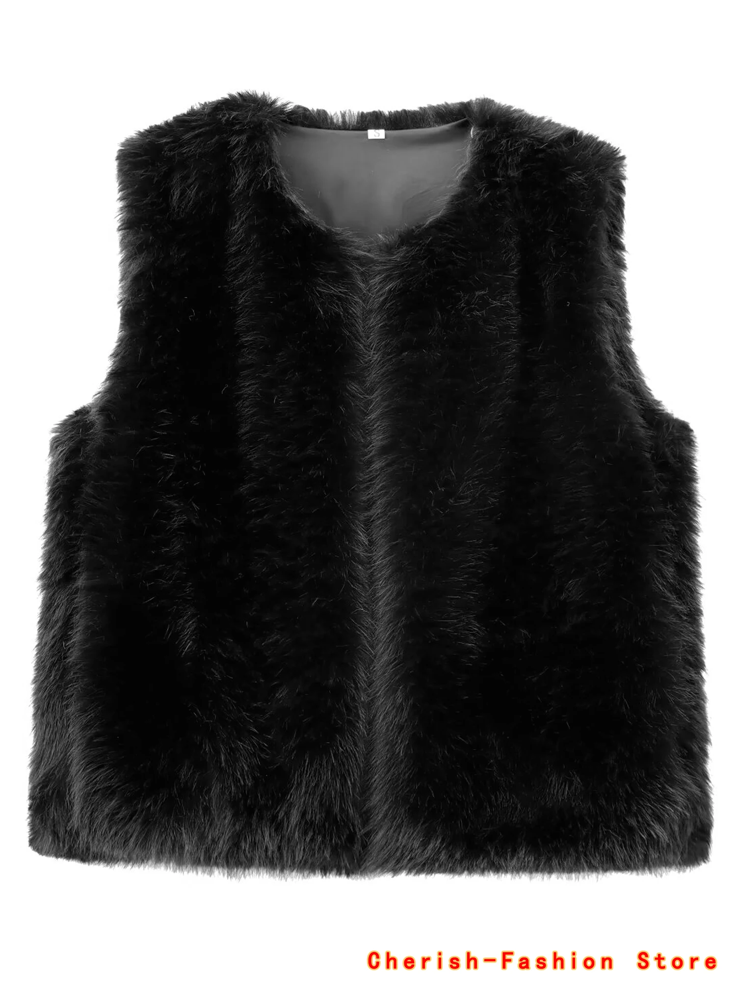 Gilet invernale in pelliccia sintetica da donna caldo moda gilet casual cappotto giacche senza maniche moda streetwear nuovo in capispalla top caldi