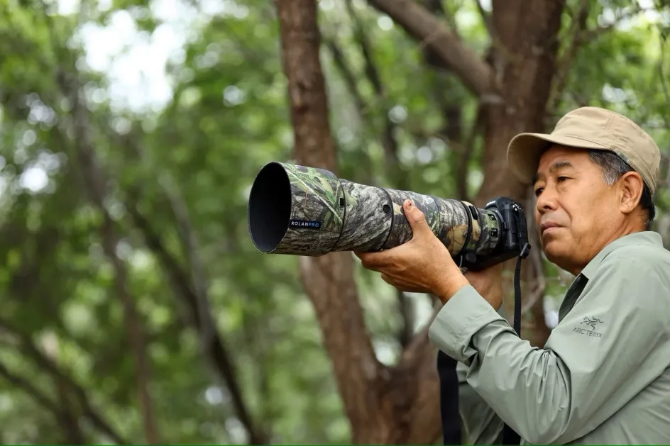 ROLANPRO Objektivmantel für Nikon Z 180–600 mm F/5,6–6,3 VR, wasserdichte Schutzhülle, Tarnung, Regenschutz, Z180–600 Pistolenhülse – Detail 9