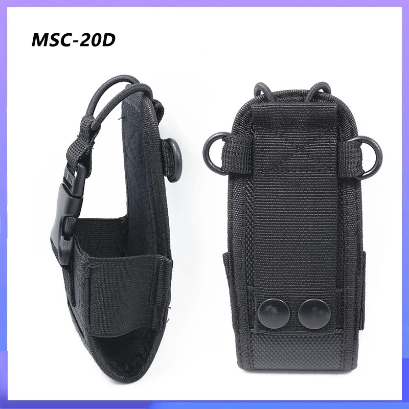 Baofeng Walperforated Talkie Nylon Radio Case UV-5RH Quansheng UV-K6 DulBag Poudres Extérieures Poche Pour UV-K5 UV-18 Radios Bidirectionnelles