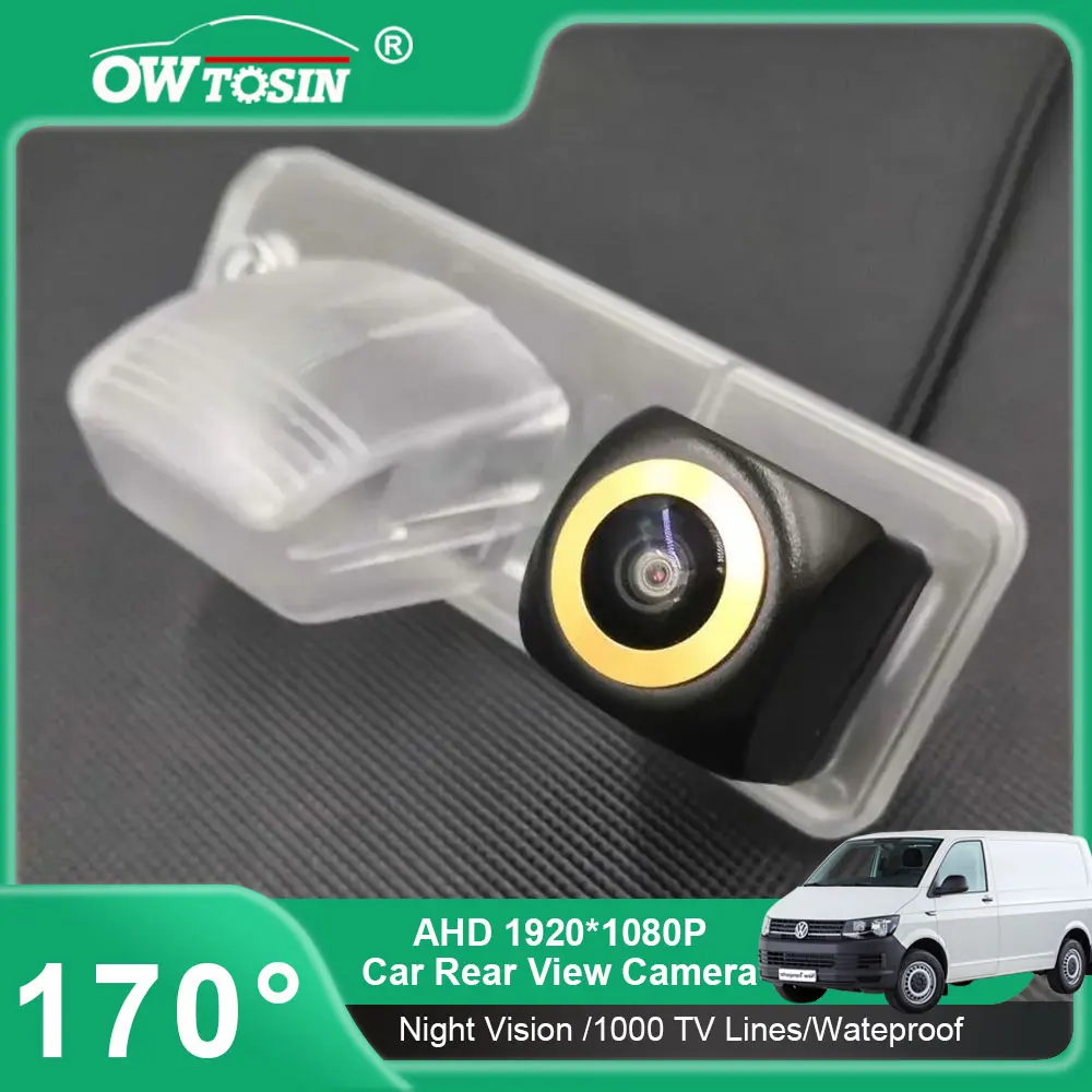 AHD 720P Trajectory Golden Lens Car Rear View Camera For Volkswagen VW T4 Multivan Transporter Caravelle Reverse Parking Monitor