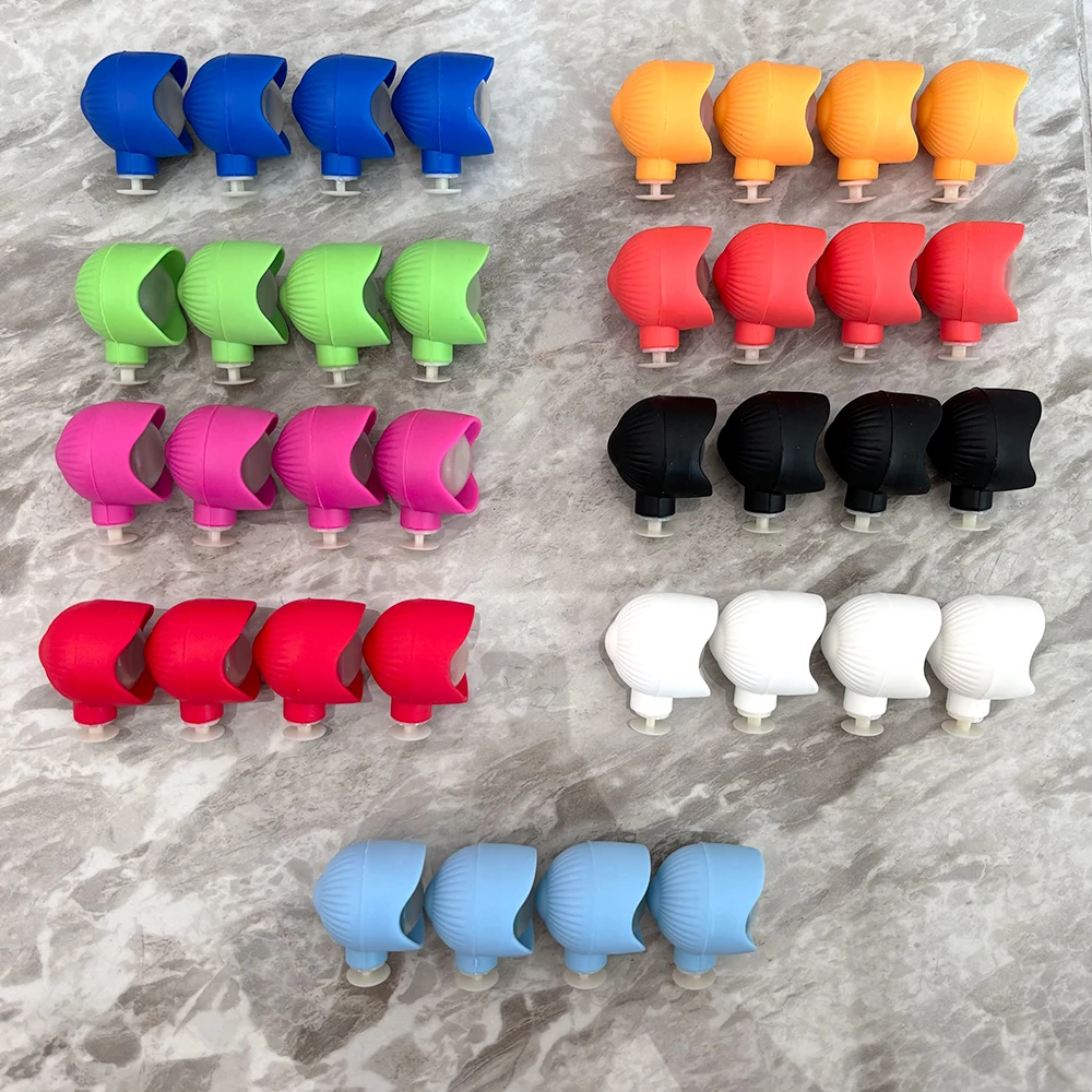 8pcs PVC LED Shoe Lights Charms Accessories Winter Multi Piece Pack DIY Buckle Shoes Charms, 3 Lighting Modes