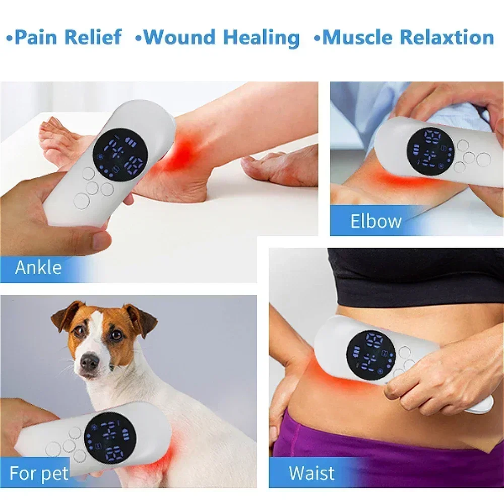 

650nm+808nm Near Infrared Light Therapy Cold Laser LLLT Device Physiotherapy For Disc Bulge Arthritis Pain Relief Sport Injuries