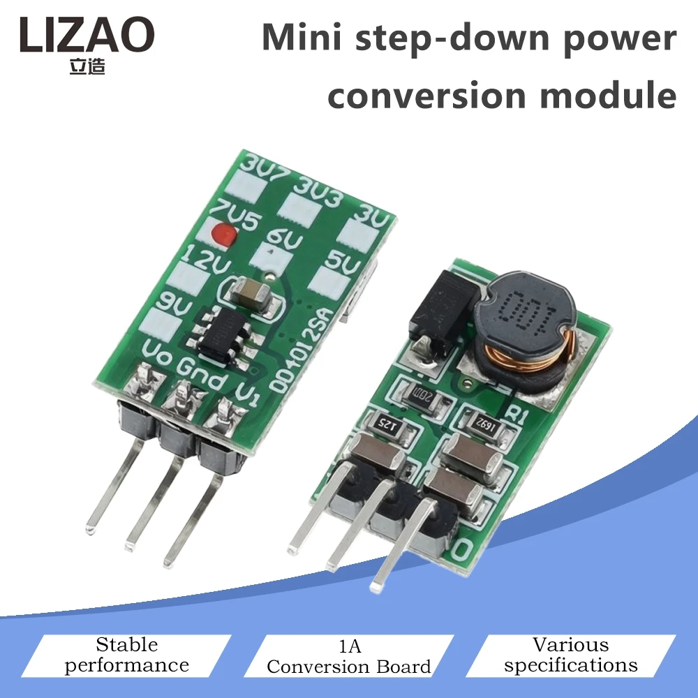 DD4012SA 1A DC 5-40V to 3V 3.3V 3.7V 5V 6V 7.5V 9V 12V Regulator DC-DC Step-Down Buck Converter Module Board For Electronic DIY