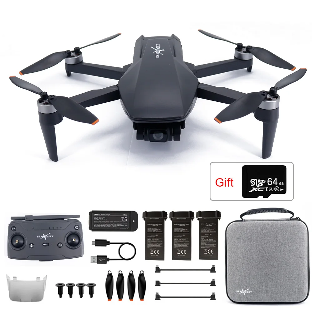 B5 Mini 4K PRO Drone HD Camera Brushless 3-Axis Gimbal GPS Quadcopter 5G FPV 3KM 26 mins Flight Dual Camera Mini Drone 250g