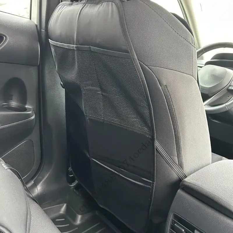 Backseat Shoe Guard for Front Backs, Kick Mat With Headrest Clip for Everyday Driving and School Runs