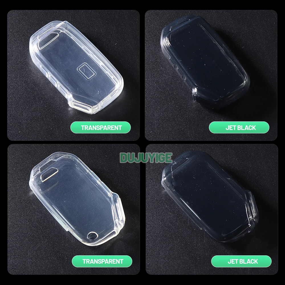 Clear TPU Car Key Case For Kia Morning JA 2023-2026 Key Fob Cover Protector Shell Auto Accessories 2024 2025