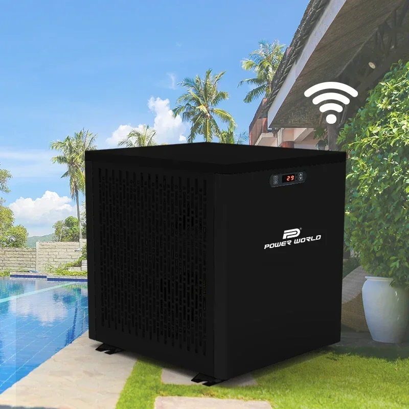 2025Smart wifi R32 above ground pool heater R32 gas electric water heater for swimming pool