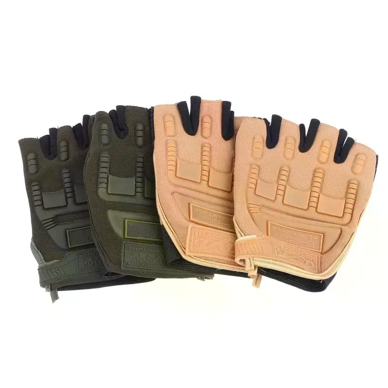 /HTF/Cycling Kids Gloves Breathable Half Finger Anti-Slip Protective Outdoor Sports Gloves Climbing Running Boys Girls Gloves