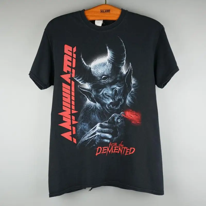 تي شيرت كلاسيكي لجولة Annihilator لعام 2017 تكنو ثراش ميتال #1
