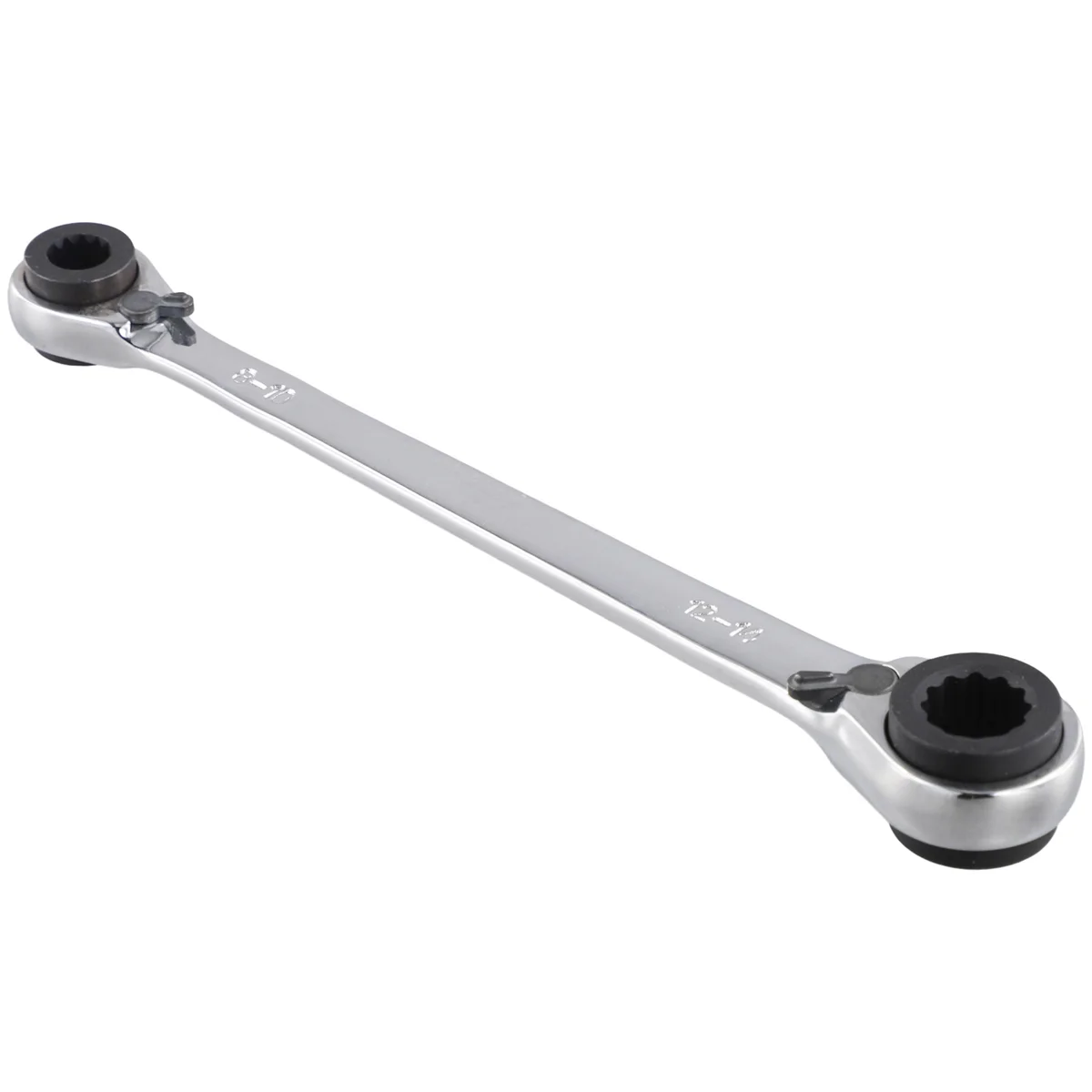 

ABNJ Ключ с трещоткой Двусторонний ключ с трещоткой Четырехцелевой ключ с храповым механизмом Многоцелевой ключ для авторемонта 8x10-12x14 мм