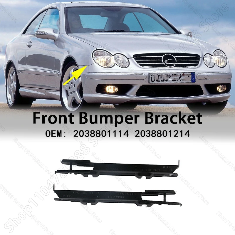 Extremo del soporte del parachoques delantero 2038801114 2038801214 para mercedes-benz C230/240/280/320/350 CLK320/350/500/550 C32/C55/CLK63 2001-2009