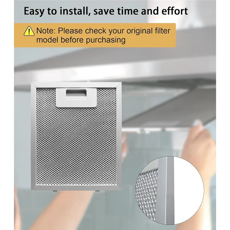 2Pcs W10915369 Range HoodจาระบีกรองW10727013 สําหรับWhirlpool,Jenn Air,Kitchen Aid,อลูมิเนียมตาข่ายจาระบีVent Filter-A77G