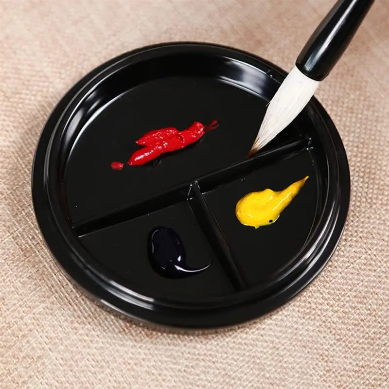 Chinese Calligraphy Ink Stone Grinding Traditional Inkstone Accessory with Cover