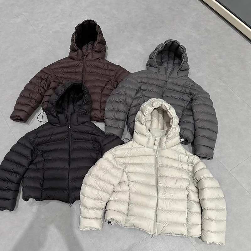 

Big Head Flower 25 New Style Puff Down Jacket Women Short Style Hood Down Slimming Style 90 White Duck Down