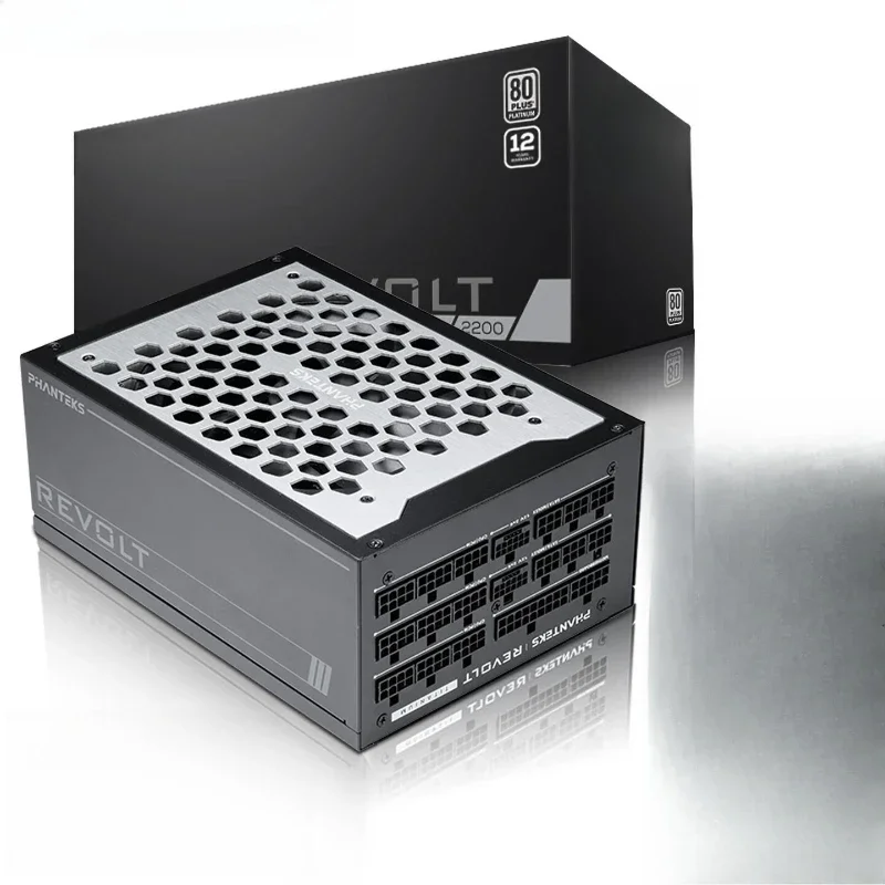 REVOLT 2200W Platinum Full Module Server Workstation Host Power Supply (ATX3.1/Dual PCIE5.1/Full Japanese Capacitor/Multi-channe