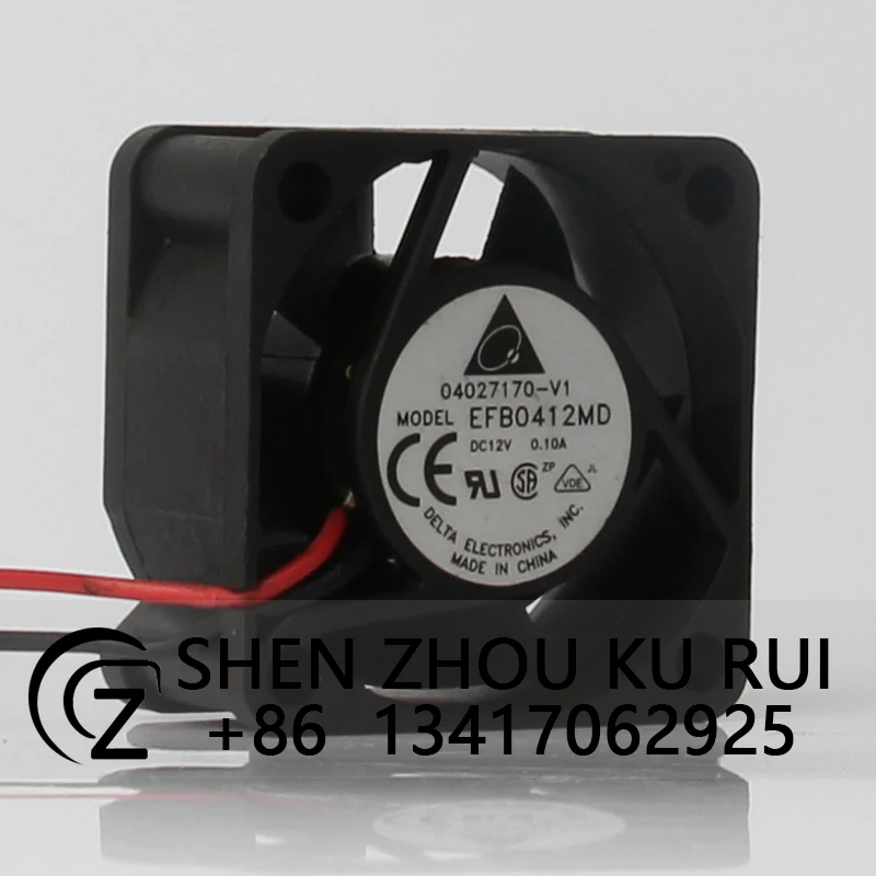 EFB0412MD Case Cooling Fan Switch Quiet Ventilation Centrifugal Ventilation for DELTA DC12V 0.10A EC AC 40x40x20mm 4020 4cm