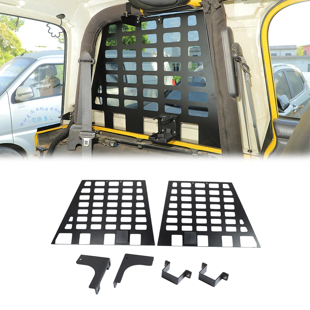 for Jeep Wrangler TJ 1997-2006 Luggage Storage Rack Rear Trunk Expansion Shelf Multifunction Organizer Car Interior Accessories