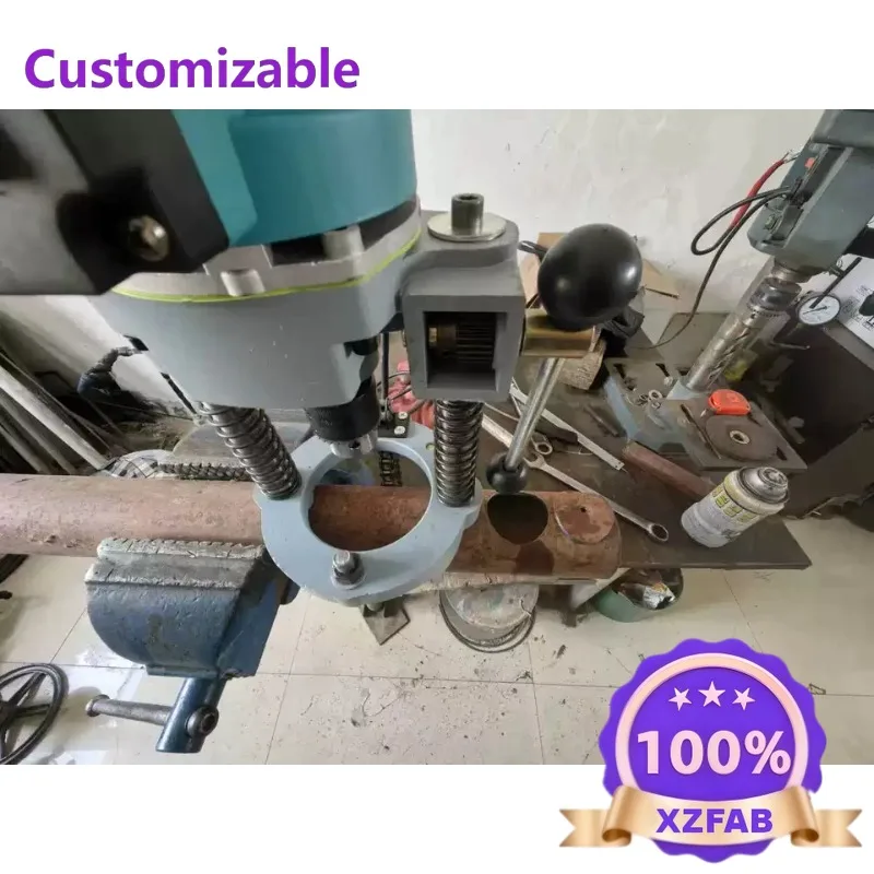 Factory Direct 2026 Electric Handheld Pipe Hole Punch For On Site Plumbing HVAC And Industrial Pipe Fabrication Work