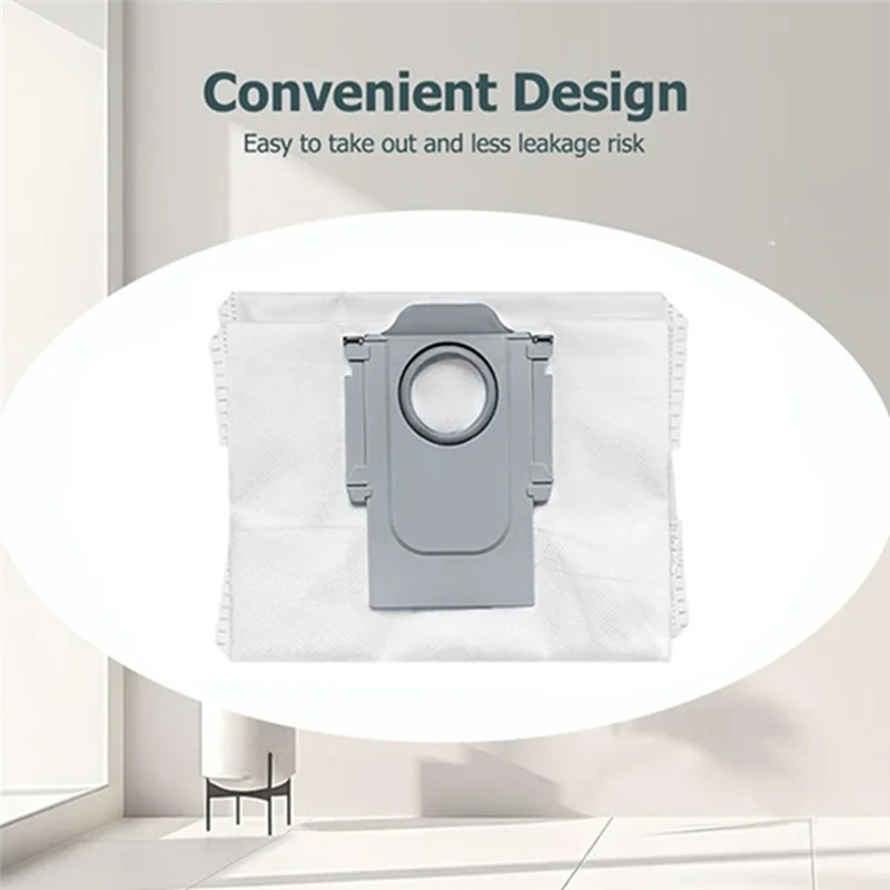 -A14E 12 stuks stofzakken voor Roborock S8 Maxv Ultra / P10 A7400RR / Q Revo / Qrevo Pro / Qrevo Maxv / Qrevo S / Qrevo Plus Robot