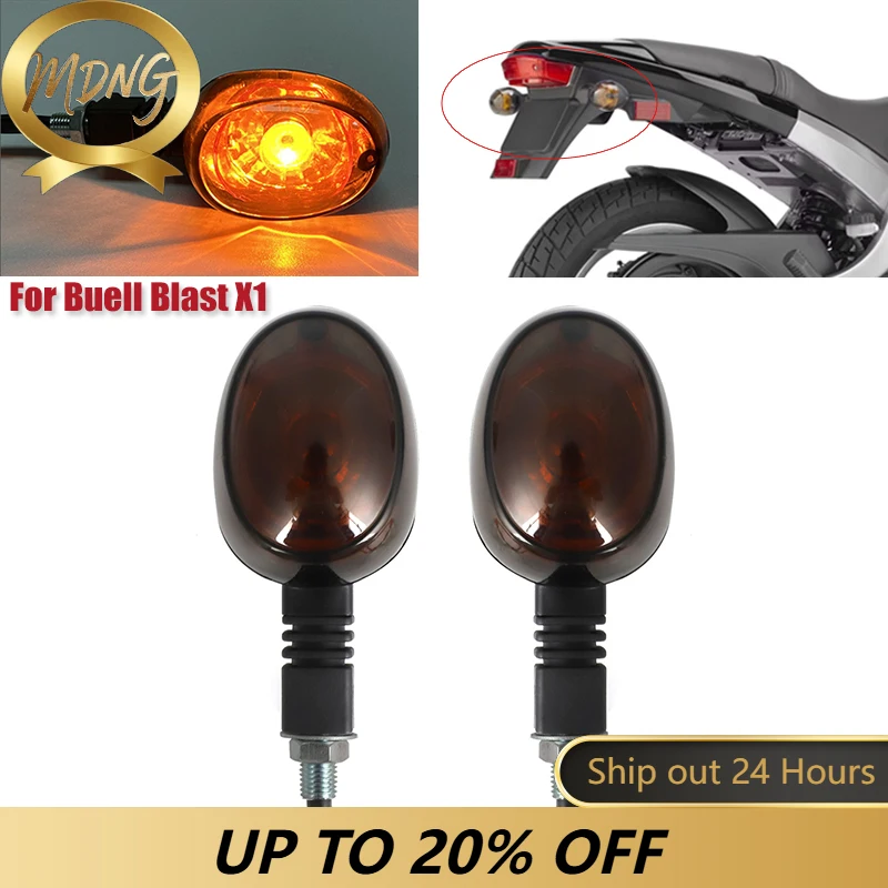 Motorcycle Turn Signal Light Rear Indicator Flashing Lamp For Buell Blast 2000- 2010 X1 1999 - 2002 Left & Right Y0527.K Y0526.K