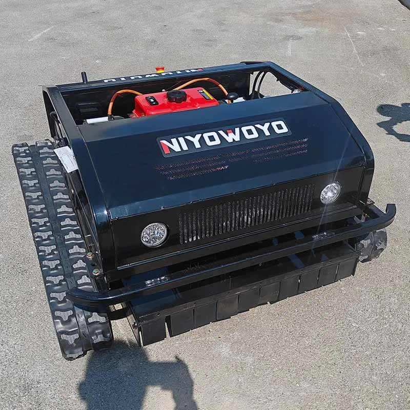 الأراضي القاحلة بستان الحضانة إزالة الأعشاب الضارة الزاحف جزازة العشب آلات الحديقة جهاز ذكي للتحكم عن بعد الزاحف جزازة العشب #1