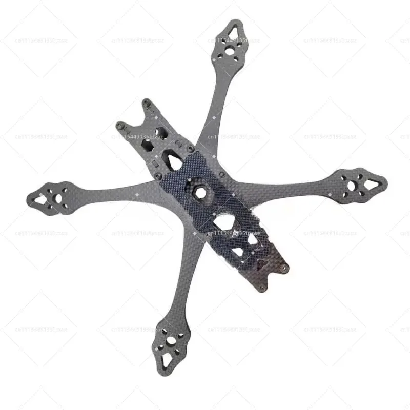 77UB RC-QAV-S-5 X-type Split Carbon Fiber Frame, 5Inch 225mm Wheelbase, 5mm Arm FPV Airframe Frame