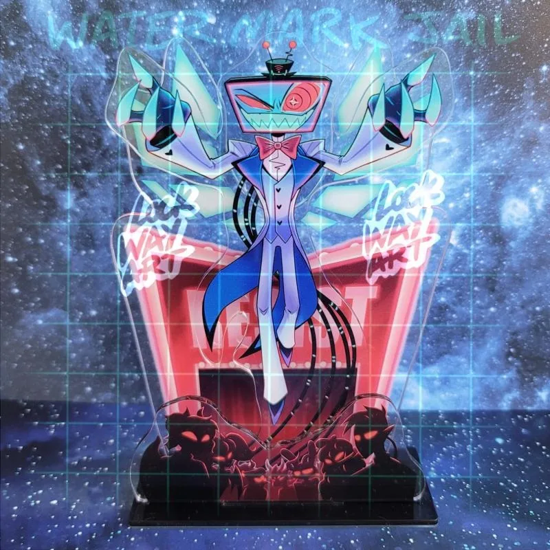 

Stand for Vox Standee Hazbin Hotel Acrylic Standee Cartoon Desktop Decoration Collectible Model Toy Anime Pendant Gift