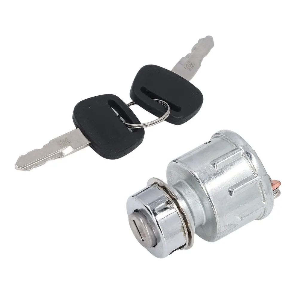 

JK404C Выключатель зажигания для трактора 2-контактный водонепроницаемый ключевой переключатель Отправка сигналов Высокая долговечность Выключатель зажигания для трактора