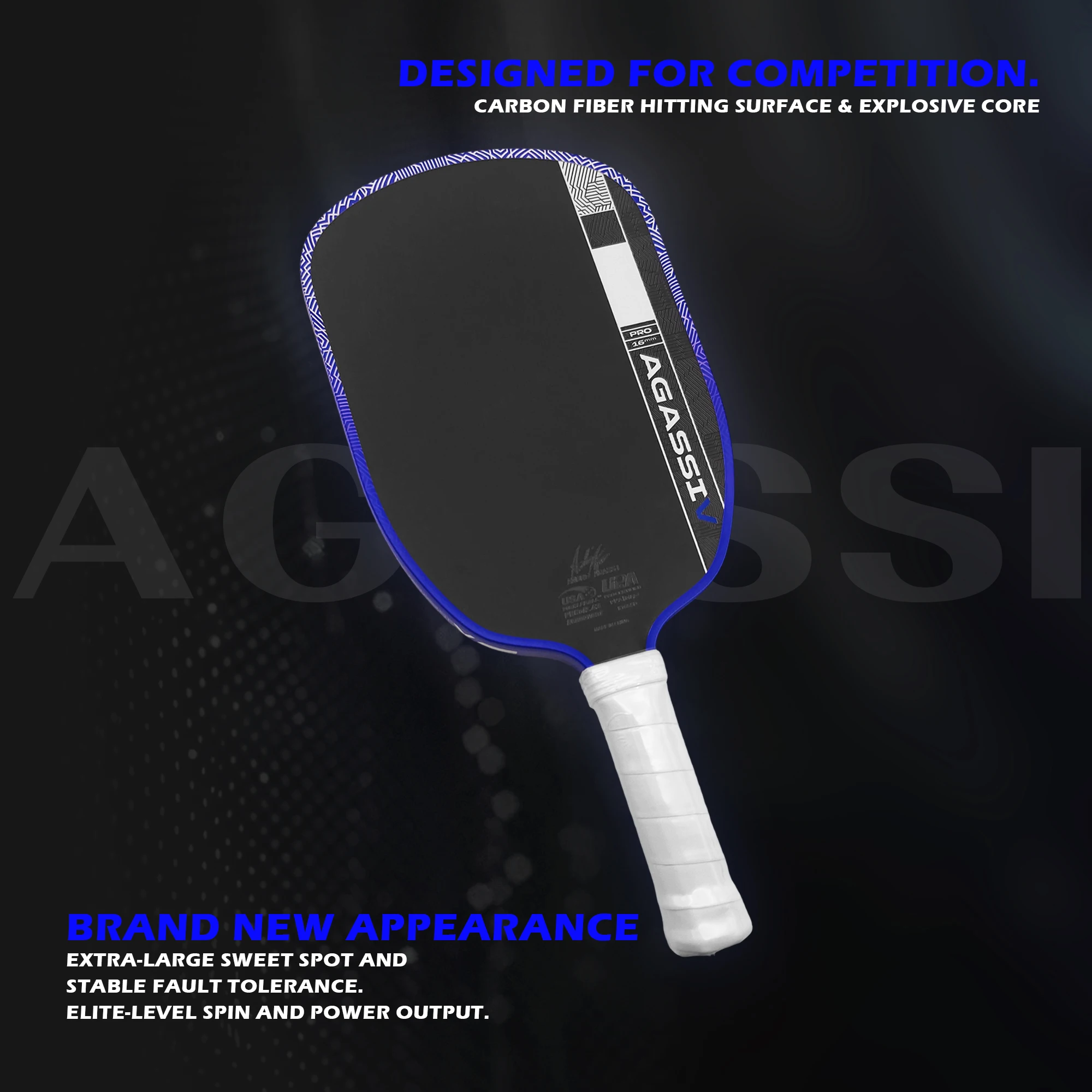 

Профессиональная ракетка для пиклбола GEN5 Core PROV из горячепрессованного углеродного волокна | Кинетическая рама 5-го поколения | Двухсертифицированная ракетка для пиклбола