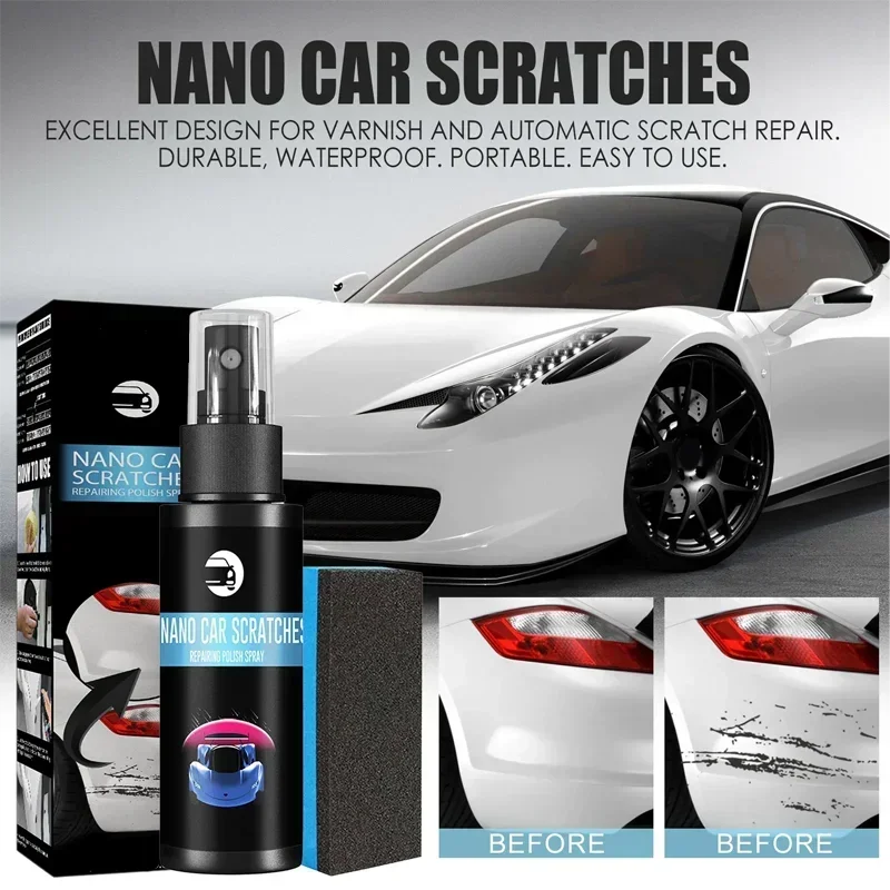 

Nano Car Scratch Swirl Remover spray Paint Care Tool Scratches Repair Polishing Auto Body Grinding Compound Anti Scratch Wax