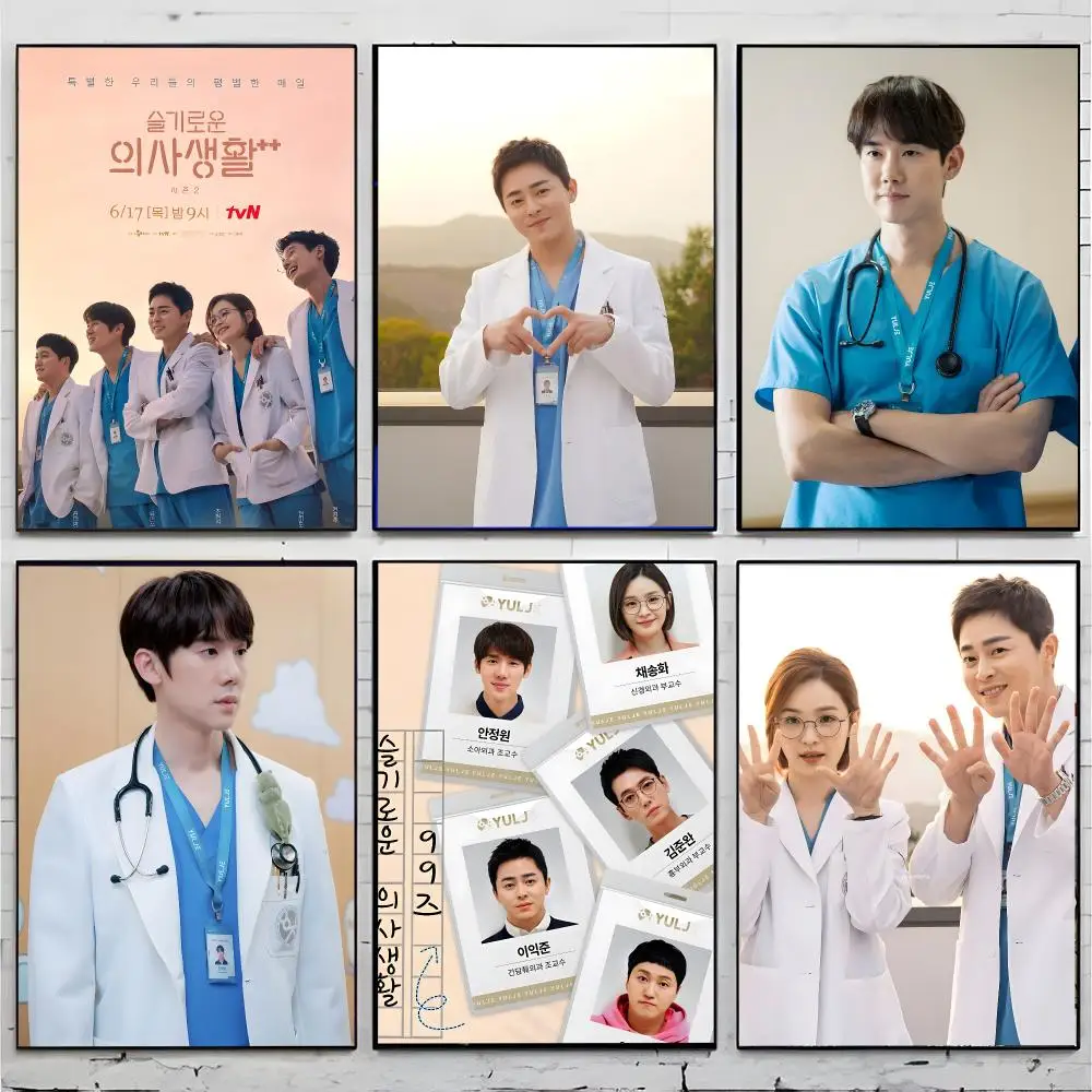 Heartwarming Korean Drama Hospital Playlist Poster Premium Decor Art & Gift for Household Lounge Home Ornaments