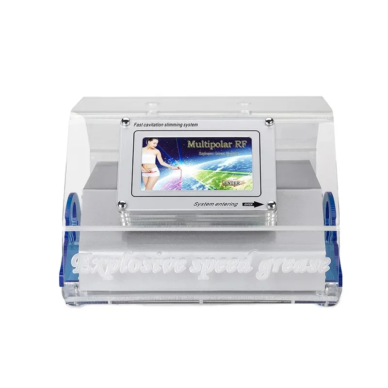 2024 Portable Multifunction RF Slimming Machine Multipolar Cavitation Biopolar RF Fat Removal Machine