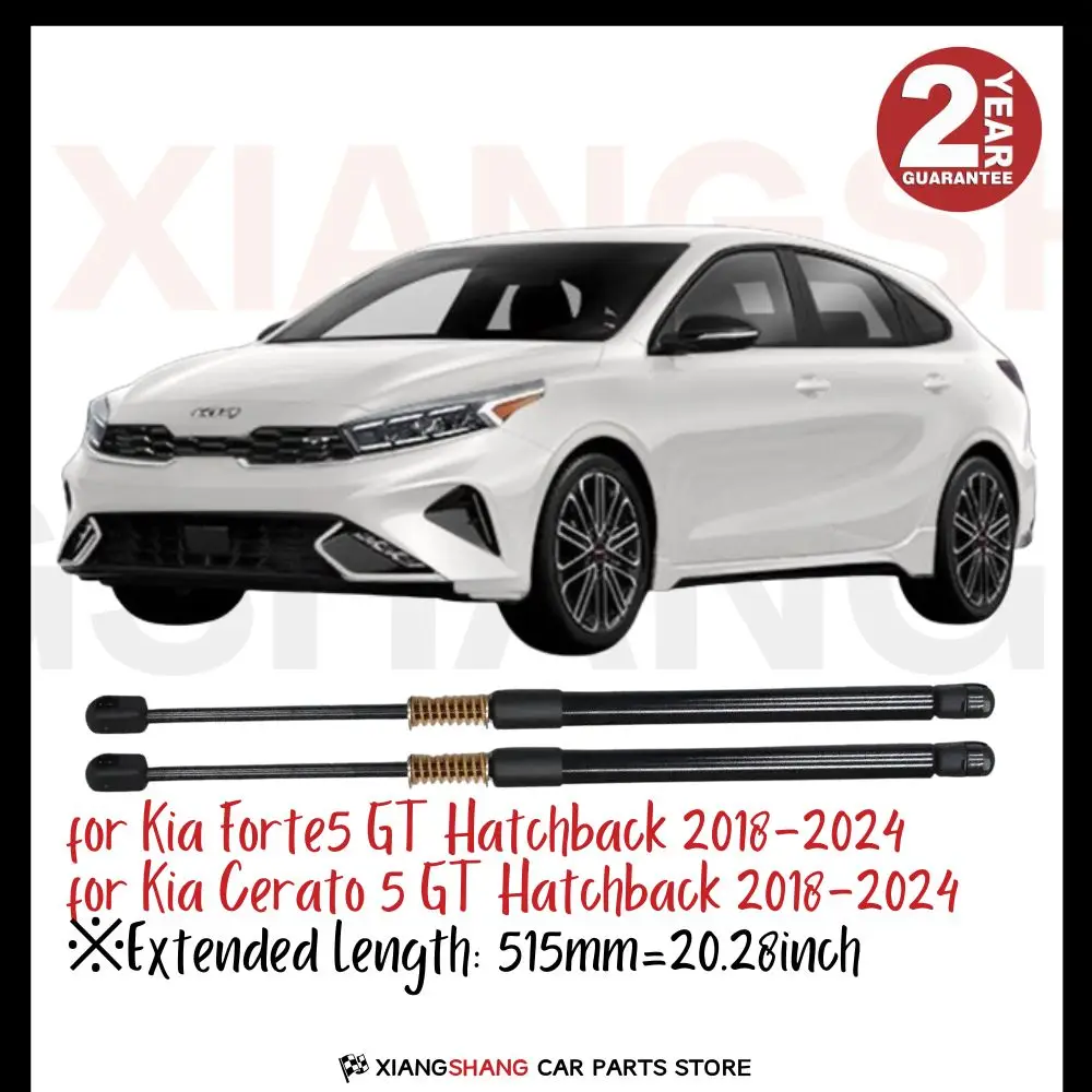 

2pcs Rear Damper for Kia Forte5 GT Hatchback 2018-2024 WITH SPRING Trunk Boot Gas Charged Gas Struts